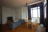 One bedroom apartment with big balcony for rent in Yen Phu, Tay Ho, Ha Noi
